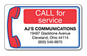 Phone Service Label
