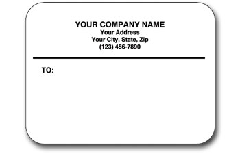 Glossy Mail Label