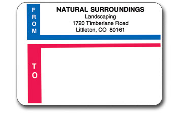 Matte Mail Labels Rolled