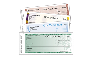 Green Restaurant Gift Certificate
