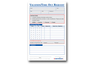 Vacation/Time Request 2Pt