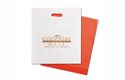 frosted die cut bags 15x18x4