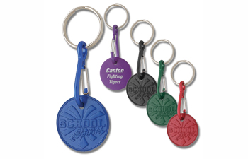 School Spirit Medallion Keychain