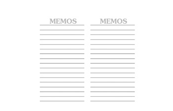 Memo Book Refill