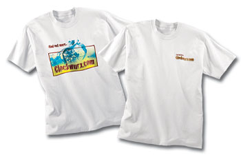100% Cotton Tee Digital - White