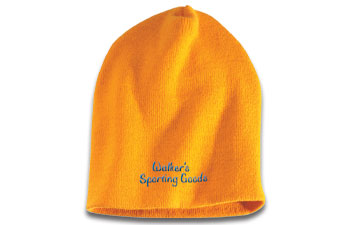 Heavyweight Knit Cap Embroidered