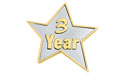 Pin 3 Year Service Star