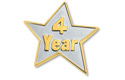 Pin 4 Year Service Star