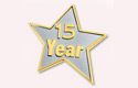 Pin 15 Year Service Star