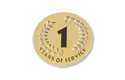 Pin 2-Tone 1 Year Of Service