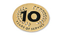 Pin 2-Tone 10 Years Of Service