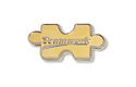 pin teamwork sil/gld puzzle pc