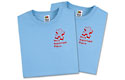very imp.piece ltblue t-shirt small