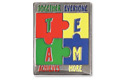 pin team puzzle red/grn/blu/ye