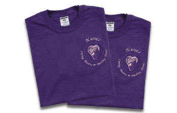 Nurses Purple T-Shirt - Xlarge