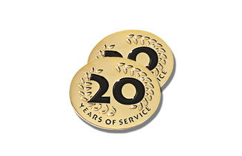 20 Year Service Award Pin