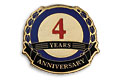 4 year anniversary pin