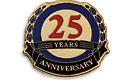 25 year anniversary pin