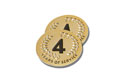 4 year service award pin