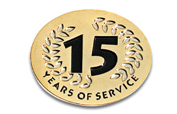 15 Year Service Award Pin