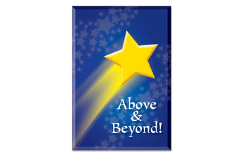 Above & Beyond Greeting Card