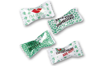 Shamrock Stock Wrapper Mints