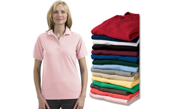 Poly Cotton Pique Womens