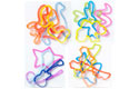 squiggles shaped rubber bands