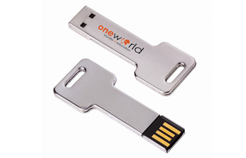 2Gb Silver Key Usb Flash Drive