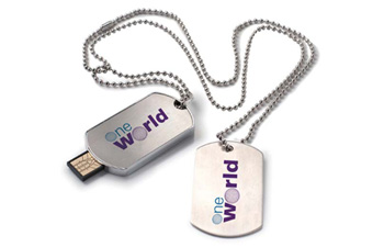 Dog Tag Usb 2.0 4Gb Flash Drive